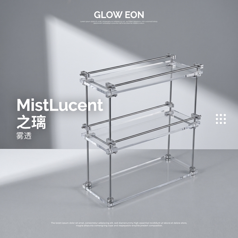 Glow Eon Transparent Acrylic Multi-Layer Storage Rack 304 Stainless Steel Cup Holder Bar Counter Desktop Minimalist Style Storage Glow Eon Transparent Acrylic Multi-Layer Storage Rack 304 Stainless Steel Cup Holder Bar Counter Desktop Minimalist Style Storage