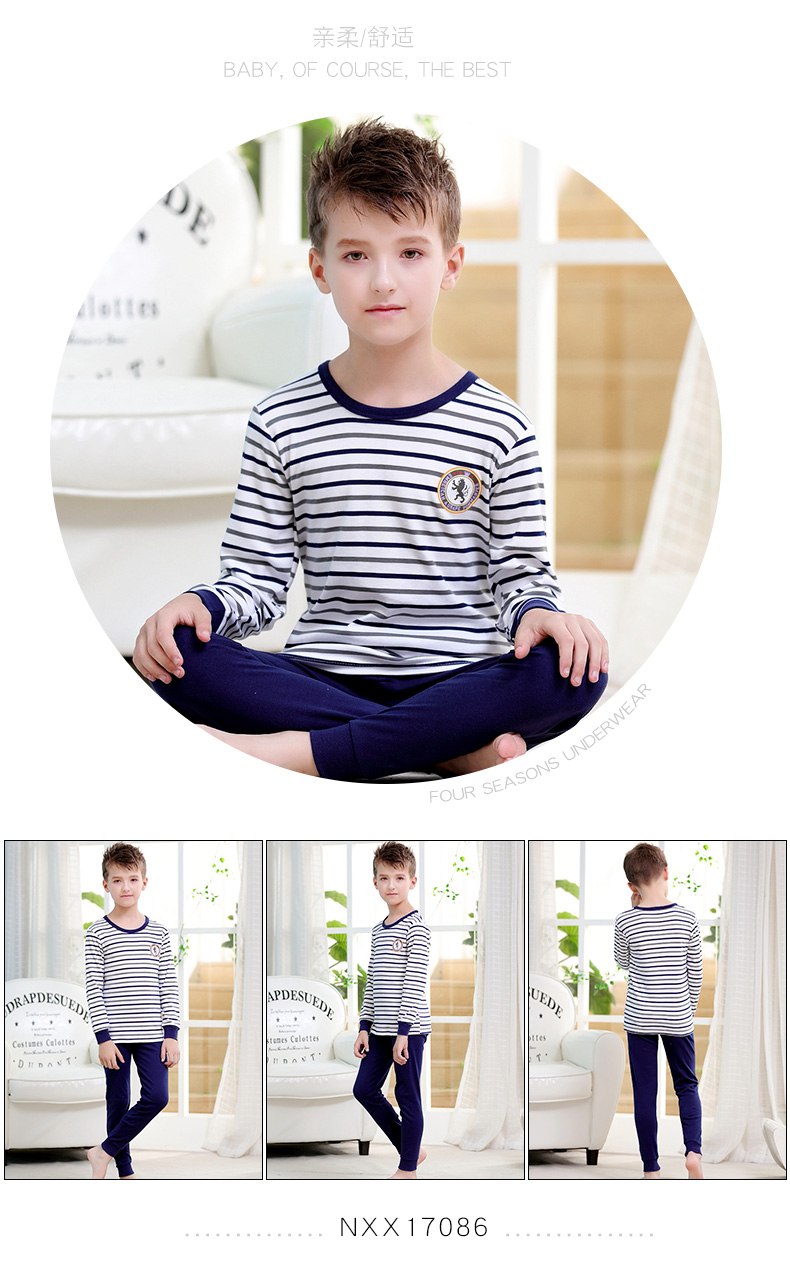 Trẻ em ở Nam Cực mặc đồ lót trẻ em nhiệt cho bé trai mùa thu và mùa đông làm dày quần áo trẻ em mùa thu shop quan ao tre em
