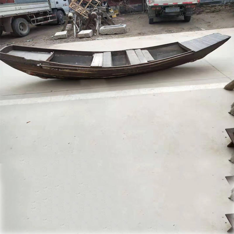 Folklore Old Objects Red Culture Nostalgia Collection Old Wooden Boats Old Fishing Boats Scenic and TV Props Pendulum