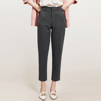 High waisted trousers versatile casual pants