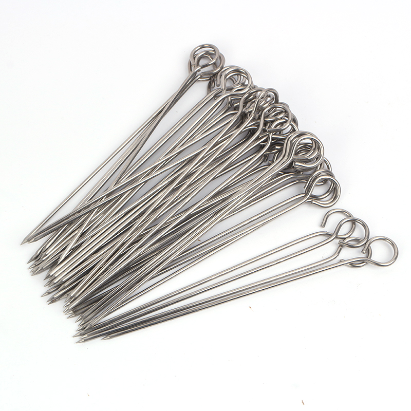 Roughly stainless steel duck tail needle tail needle thickening fork needle neck needle string roast duck tail needle
