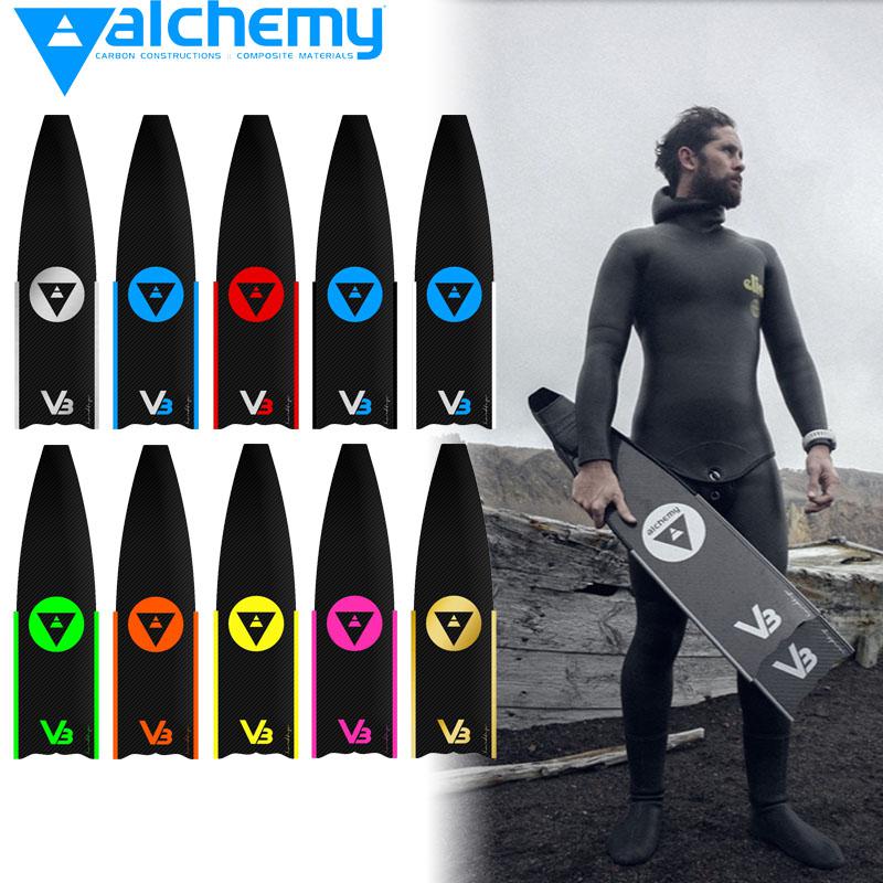 Alchemy Triangle V3V3-30PlusPro Professional Free Diving Carbon Fiber Long Footed Webbing European Import