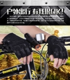 Мужские камуфляжные спортивные дорожные альпинистские тактические перчатки для спортзала, без пальцев