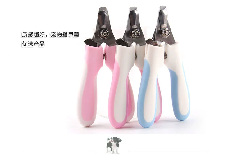 Pet kéo móng tay với liềm chó clipper mèo Teddy làm đẹp cung cấp chó nhỏ và vừa - Cat / Dog Beauty & Cleaning Supplies