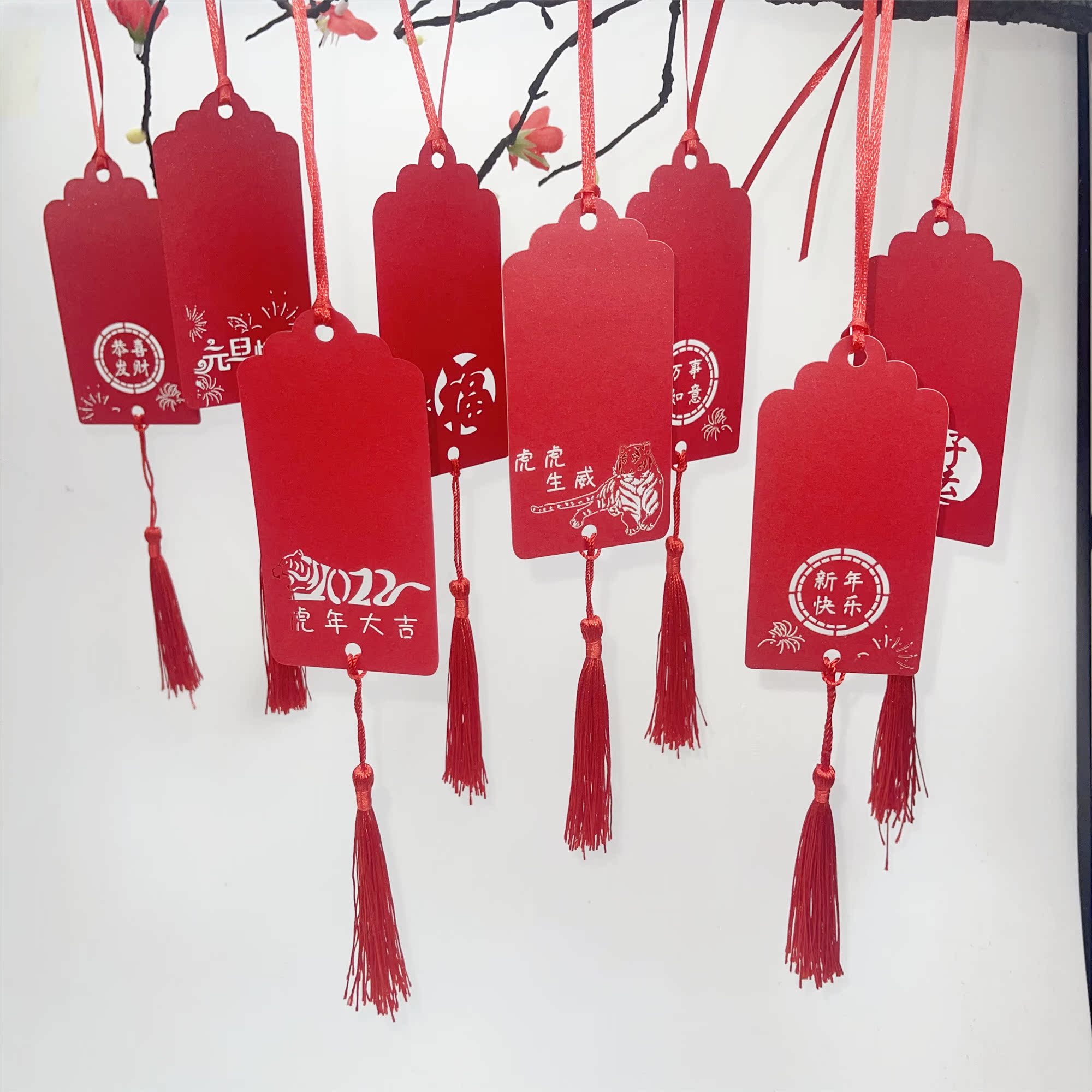 (50) New Year Card Wishing Card Wishing Card New Year's Day Activity Decoration Lending Card Handwritten Greeting Card Message Card