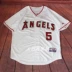 Đội bóng thiên thần MLB đồng phục bóng chày đường phố khiêu vũ trẻ em cặp vợ chồng cha mẹ con ngắn tay áo phông cỡ lớn áo - Thể thao sau quần chạy bộ nam  Thể thao sau