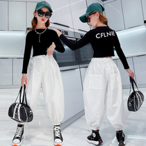 Korean girls autumn winter sports set new childrens Internet celebrity fried street big childrens Korean version fashionable casual two-piece