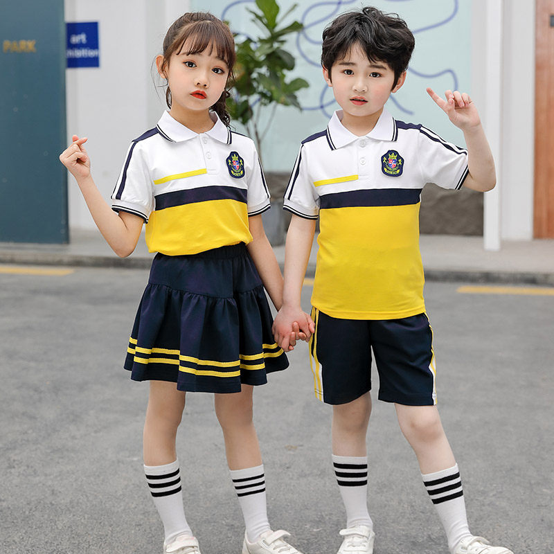 Primary school Children's summer style Sports suit School suit College Wind Kindergarten Garden Graduation Photos of children 61 acting out of clothes