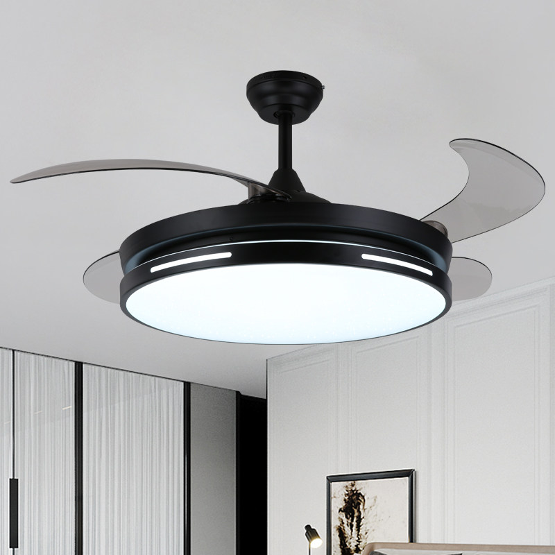 Yongyi Yufeng dining room ceiling fan lamp ceiling fan lamp Living room Bedroom Dining Room Light with fan invisible ceiling fan lamp 6053
