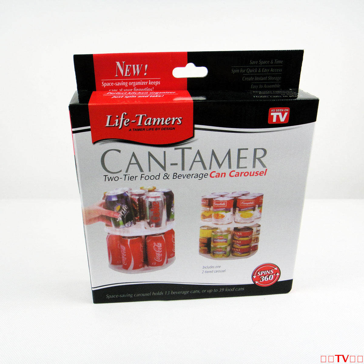 Can-Tamer Can tray multi - function rotating beverage rack storage rack Can rack