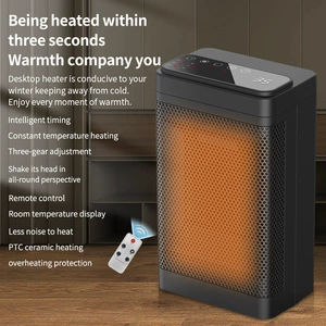 Зимний настольный компьютер небольшой вентилятор PTC Silent Electric Electric Heater 1500 Вт.