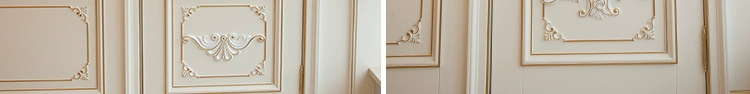 Gỗ rắn Châu Âu trang trí đính tường Nền gỗ khắc hoa mảnh hoa rỗng máy bay đá nhựa hoa đồ nội thất vỉ hoa - Nhà cung cấp đồ nội thất