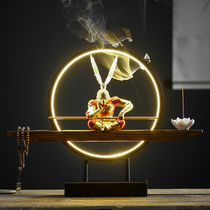Qi Tian Da Sheng light circle creative Zen Chinese led light circle creative decoration Purple lightsaber logo meaning You Di Shi