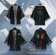 Sword Art Online SAO Kirito áo choàng cape Áo choàng tắm Cosplay - Cosplay