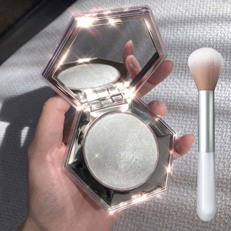 High-gloss repair plate integrated long-lasting three-dimensional beginner novice blush flash powder face thin face brighten nose shadow powder
