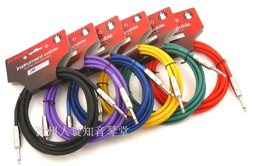 Nhạc cụ guitar Kirlin Colin Hoa Kỳ 3 m / 6 m / 10 m cáp IPC-201PR che chắn chính hãng - Phụ kiện nhạc cụ dây đàn classic
