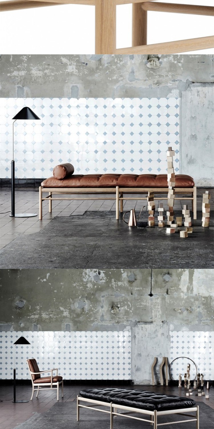 Jane OW150 Daybed Nội thất Bắc Âu sofa giường thiết kế nội thất phòng khách sofa giải trí giường - Đồ nội thất thiết kế ghế