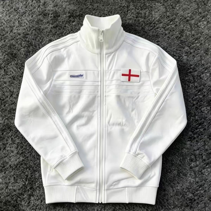 2026 Vintage Embroidered 1982 England Jacket Spring and Autumn Training Wear Cleanfit Outfit Jacket Unisex 2026 Vintage Embroidered 1982 England Jacket Spring and Autumn Training Wear Cleanfit Outfit Jacket Unisex