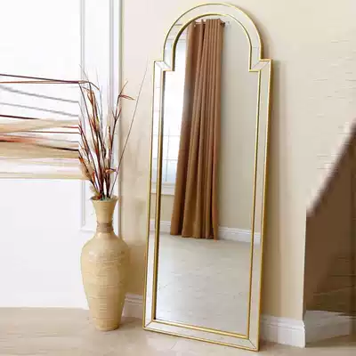 European fashion full-length mirror full-length mirror floor mirror cosmetic mirror wall hanging mirror shopping mall full-length mirror decorative mirror