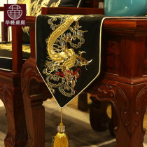 New Chinese table flag high-grade embroidery Classical retro coffee table cloth Entrance dining table TV cabinet decorative cloth Custom bed flag