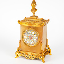 Tim European Antiques Western Antiquities Home Decoration Ornaments Mechanical Gilt Bronze Table Clocks and Clocks
