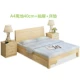 gỗ đơn giản giường 1,8 m 1,5 m giường đôi chủ thuê kinh tế hiện đại loại giường giường đơn giản - Giường giường cho bé trai