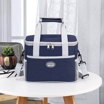 Lunch Box Insulation Bag Hand Aluminum Foil Thickened Insulation Refrigerated Bag Lunch Box Bag Lunch Bag Large Capacity With Rice Handbag