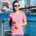 Anta sport ngắn tay 2018 hè mới cổ tròn thoáng khí wicking chạy tập thể dục yoga áo thun nữ quần áo áo ba lỗ nam the thao Áo phông thể thao