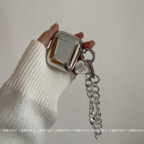 Electroplating cool love chain suitable for Airpods2 generation protective sleeve Apple wireless bluetooth headset sleeve pro anti-fall