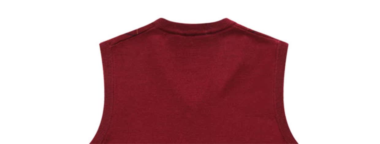 Mùa thu và mùa đông áo len vest nam dệt kim vest nam vest nam xu hướng gà trái tim áo len cổ chữ V áo len dệt kim