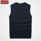 Mùa thu và mùa đông đan áo len len áo vest nam trung niên lỏng lẻo vest trung niên cha cha vest vest