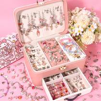 Beaded handmade diy material package girls bracelet gift box homemade childrens bead set toy girl gift