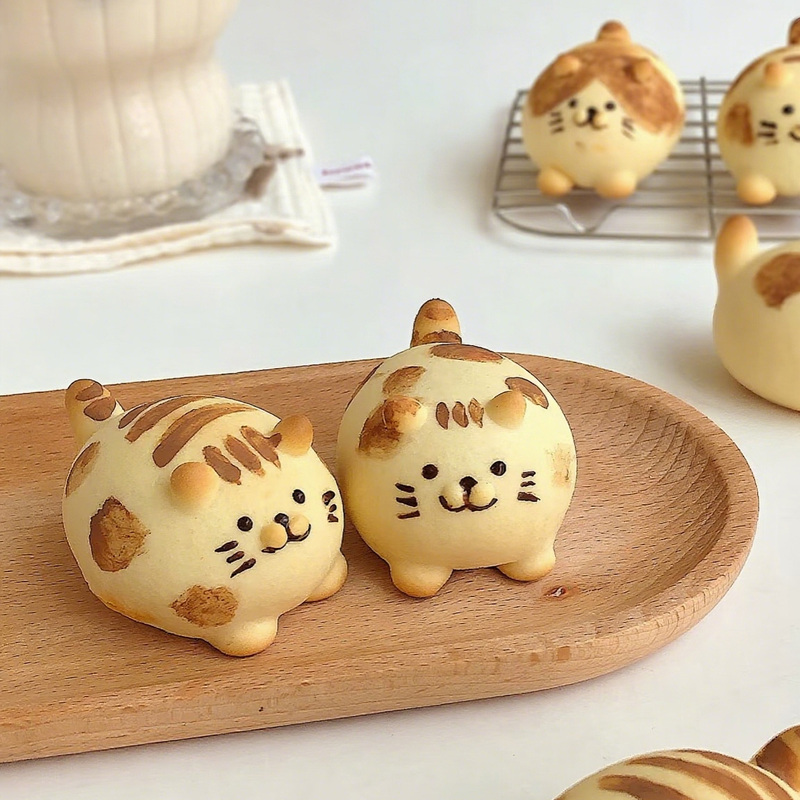 Little Cat Japanese-Style Biscuits, Popular Online, Cute Cat Cookies, Souvenir Snacks, Afternoon Tea for Girls