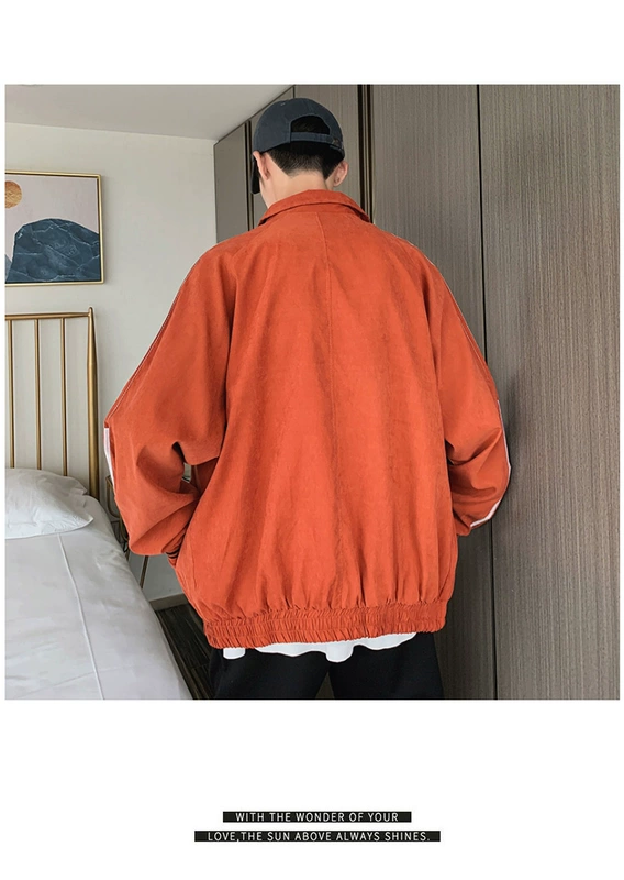 Quần áo bảo hộ lao động nam phong cách Hong Kong Mùa xuân 2020 Mới Áo khoác ngoài nam phù hợp với xu hướng Hàn Quốc - Cực lớn