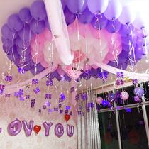 Gauze pull flower set wedding wedding wedding room wedding decoration balloon stair handrail creative romantic supplies