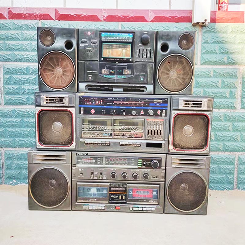 Nostalgic home vintage tape recorder tape player cassette tape recorder vintage miscellaneous film and television props ornaments