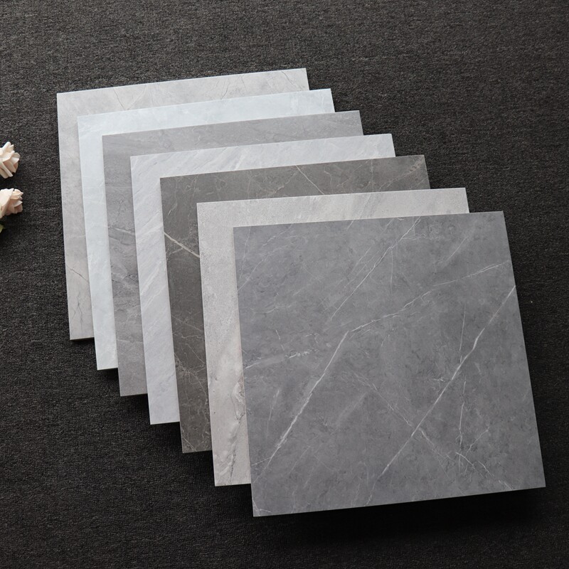Matt marble tattooed small floor tiles 400x400 kitchen bathroom Anti Slip Tiles Courtyard Terrace Terrace Grey Antique Brick