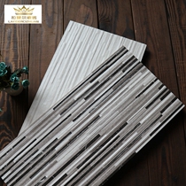  White striped cultural stone wall tile 300x600 living room background wall tile Shop restaurant characteristic antique brick gray