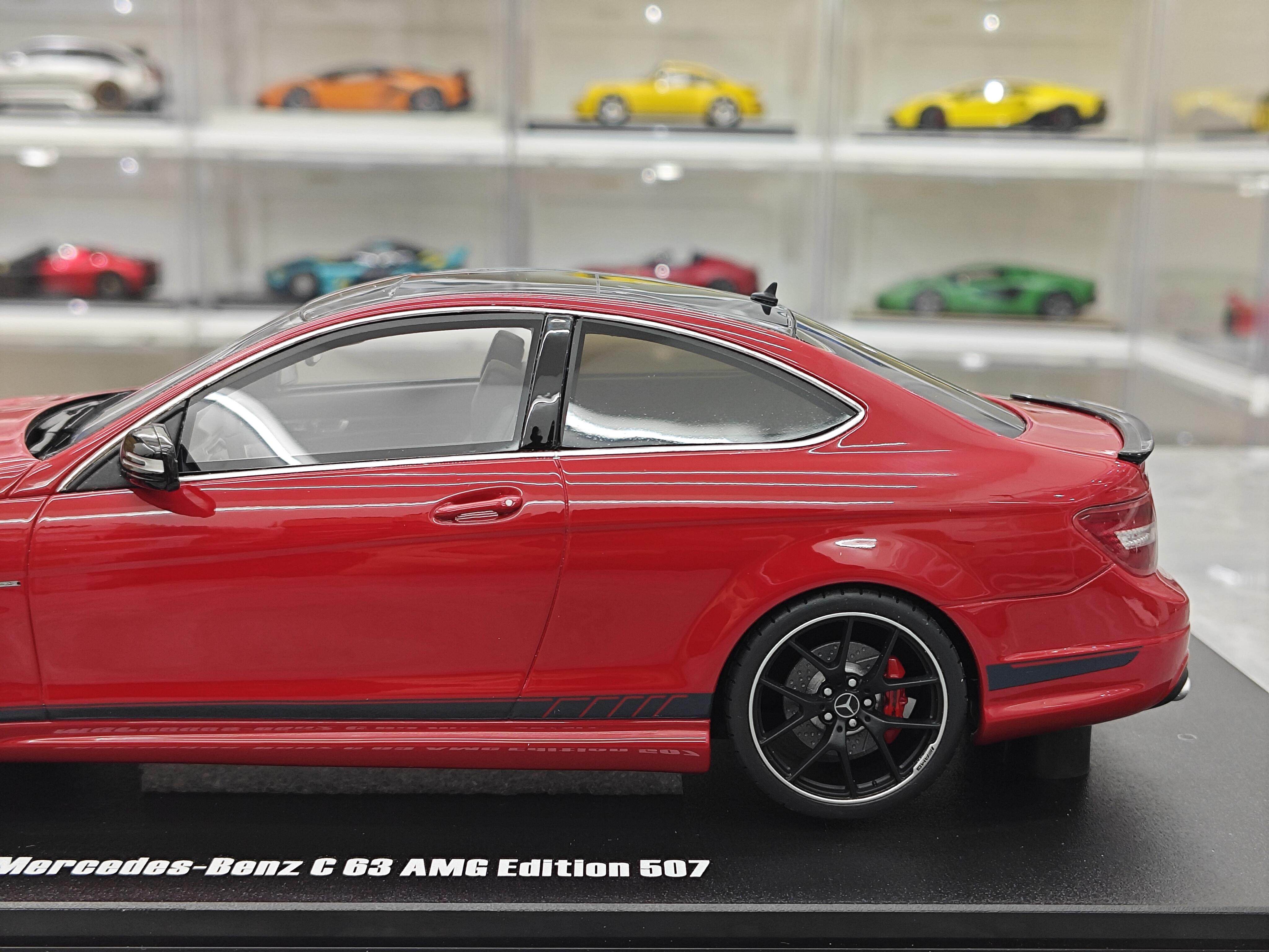 1/18 GT Spirit MERCEDES-BENZ C63 W204 507AMG CAR DIE CAT MODEL