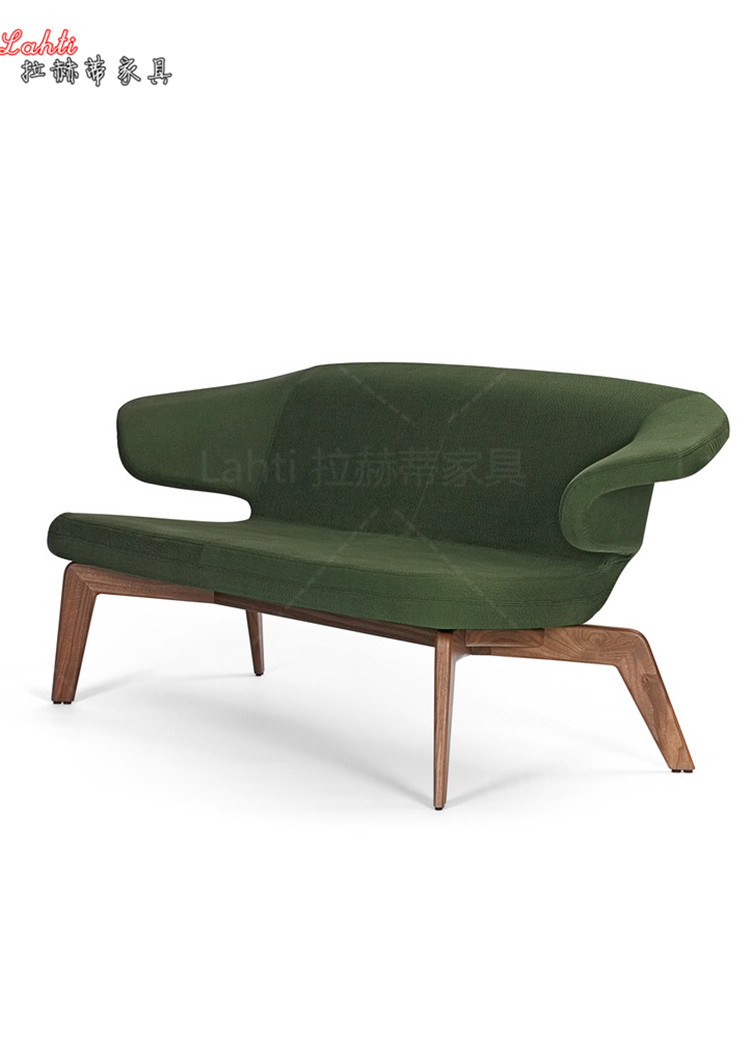 Lahti Nhà thiết kế Bắc Âu FRP đồ nội thất nhà lười sofa văn phòng Nhà máy sofa Munich bán hàng trực tiếp sofa gỗ nguyên khối