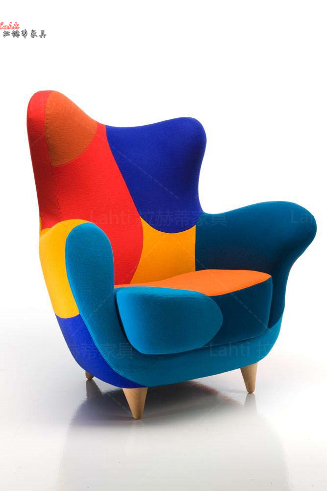 Lahti ánh sáng sang trọng sáng tạo thiết kế cổ điển nội thất sofa biệt thự câu lạc bộ nhà thực tế sofa mới - Đồ nội thất thiết kế ghế mây tròn
