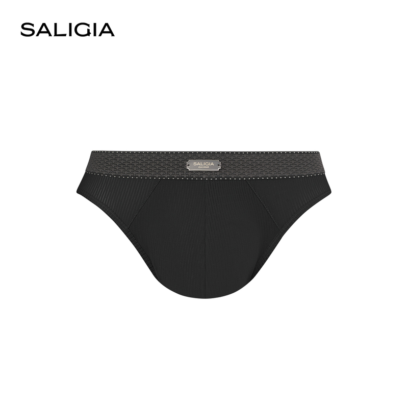 SALIGIA 【New Product】Hidden Echo Mesh Vertical Stripe Jacquard Fabric Men's Briefs