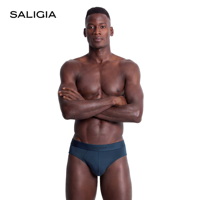 SALIGIA Classic Hidden Pattern Briefs for Men 100S Ultra-Fine Tencel Modal