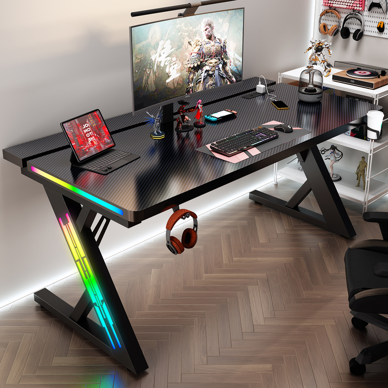 E-Sports Desk Titanium Spear S3 Carbon Fiber Mechanical Arm Home Bedroom Office Desk Solid Wood Ecological Board Desktop Computer Desk E-Sports Desk Titanium Spear S3 Carbon Fiber Mechanical Arm Home Bedroom Office Desk Solid Wood Ecological Board Desktop Computer Desk