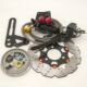 Green Source Electric Scooter Accessories Complete Set Rear Wheel 110 Drum Brake Modified to Disc Brake Aima Xinri Yadea Abs Disc Brake