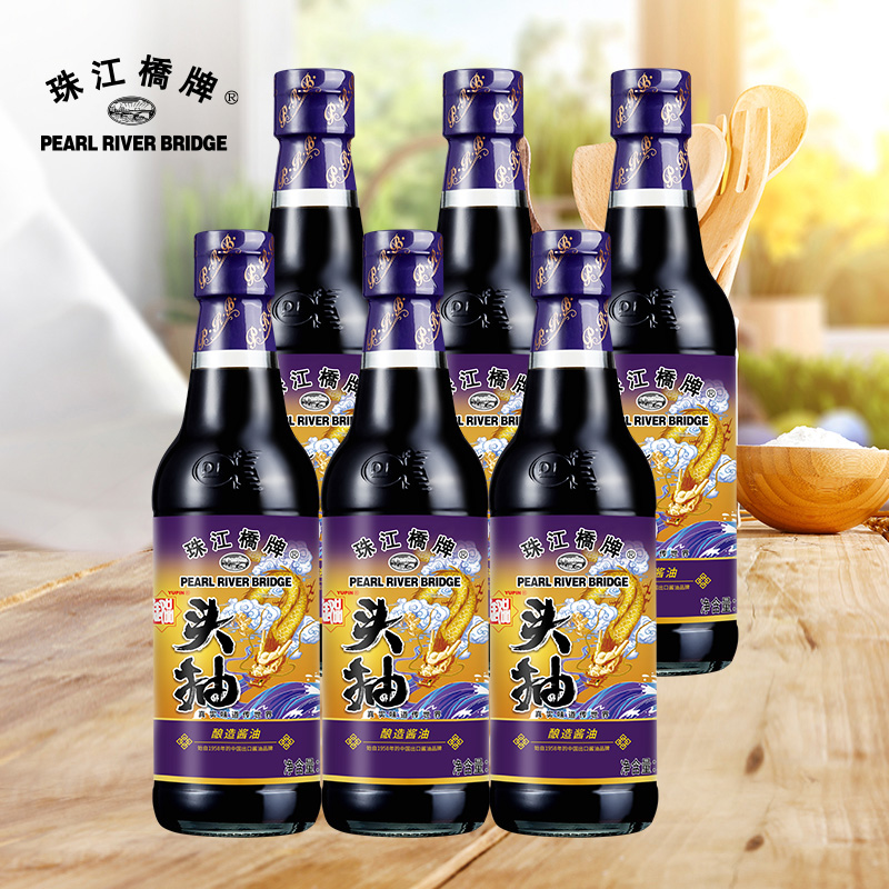 Pearl Jiangqiao Yuxi Sauce Sauce Small Bottle Soy Brewing Head Sauce 300mlx6