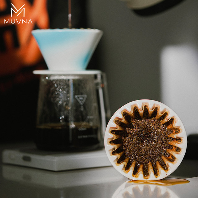 MUVNA drip type hand-brewed coffee filter cup cake filter cup ceramic filter cup hand-brewed coffee utensils