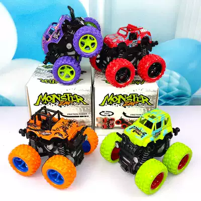 Children's baby inertia four-wheel drive off-road vehicle resistant to fall 2-5 year old boy stunt car model child toy car