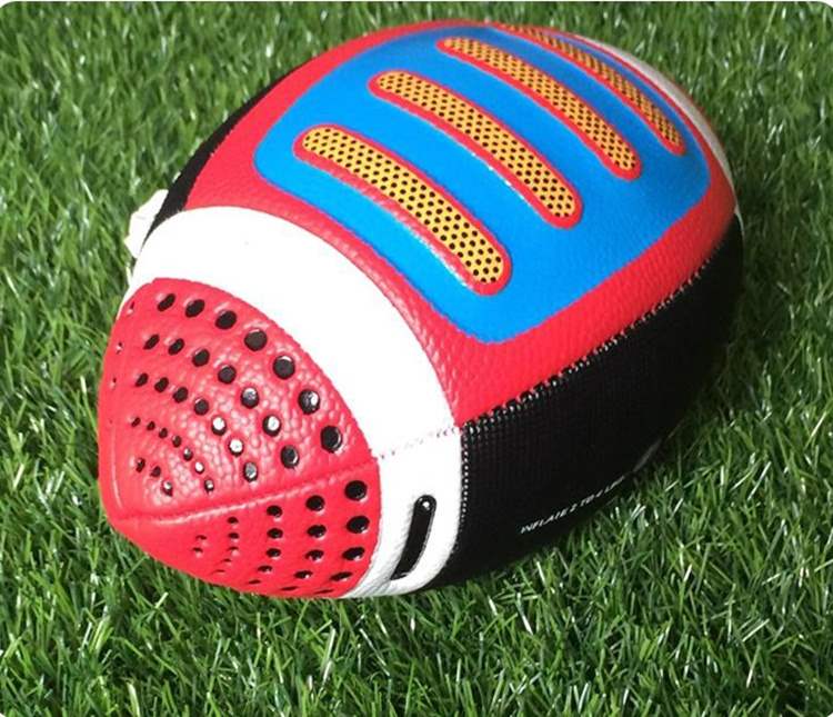 Bán nóng rugby pu Mỹ thứ 3 bóng bầu dục trẻ em tiểu học và trung học cơ sở hiệu suất đào tạo trong nhà và ngoài trời? - bóng bầu dục áo thun chơi bóng bầu dục