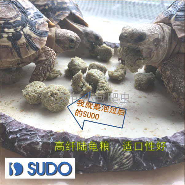 Imported from Japan sudo high coarse fiber land turtle grain feed food anti-longevity back suitable for food opening and conditioning gastrointestinal nutrition good